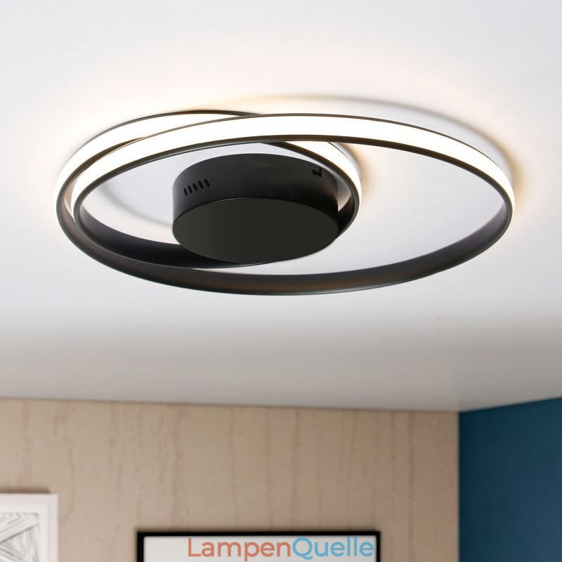 Moderne Deckenleuchten Doppelte runde Lampen