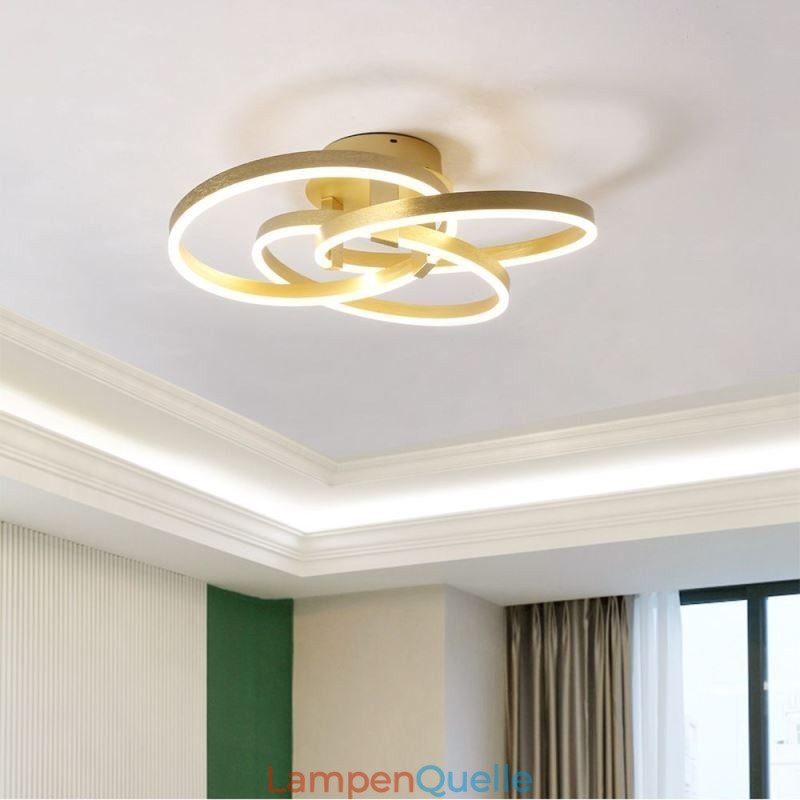 Moderne Deckenleuchte 3 Ring Deckenlampe