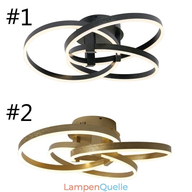 Moderne Deckenleuchte 3 Ring Deckenlampe