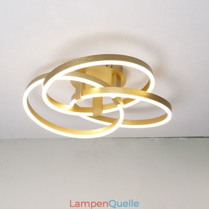 Moderne Deckenleuchte 3 Ring Deckenlampe