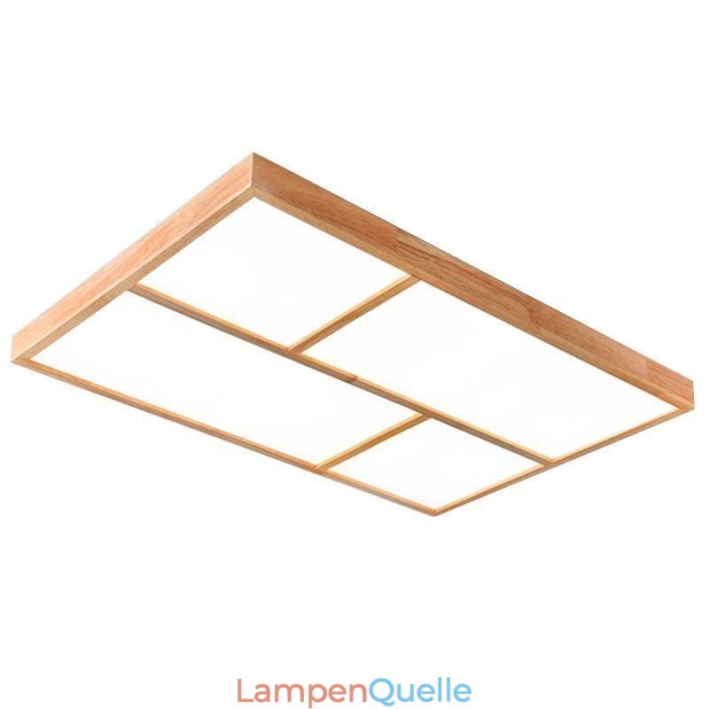 Moderne Deckenleuchte Minimalistischer Holzstil Unterputz Deckenleuchte