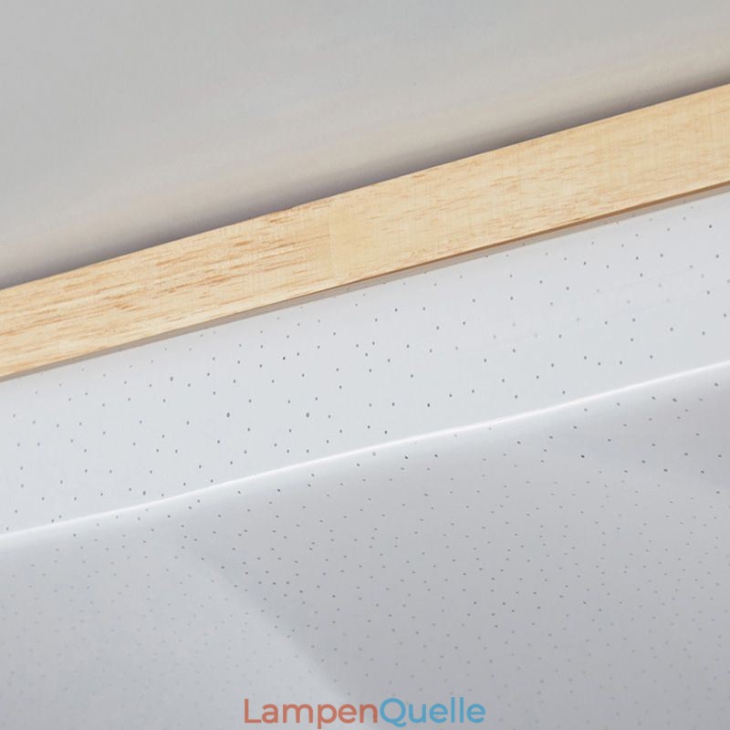 Japanische Acryl-Deckenleuchte, quadratische gewellte Deckenlampe