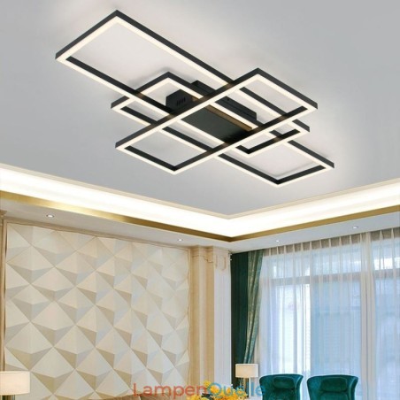 Moderne Deckenleuchte Geometrische Quadratische Deckenlampe Moderne Deckenleuchte Geometrische Quadratische Deckenlampe