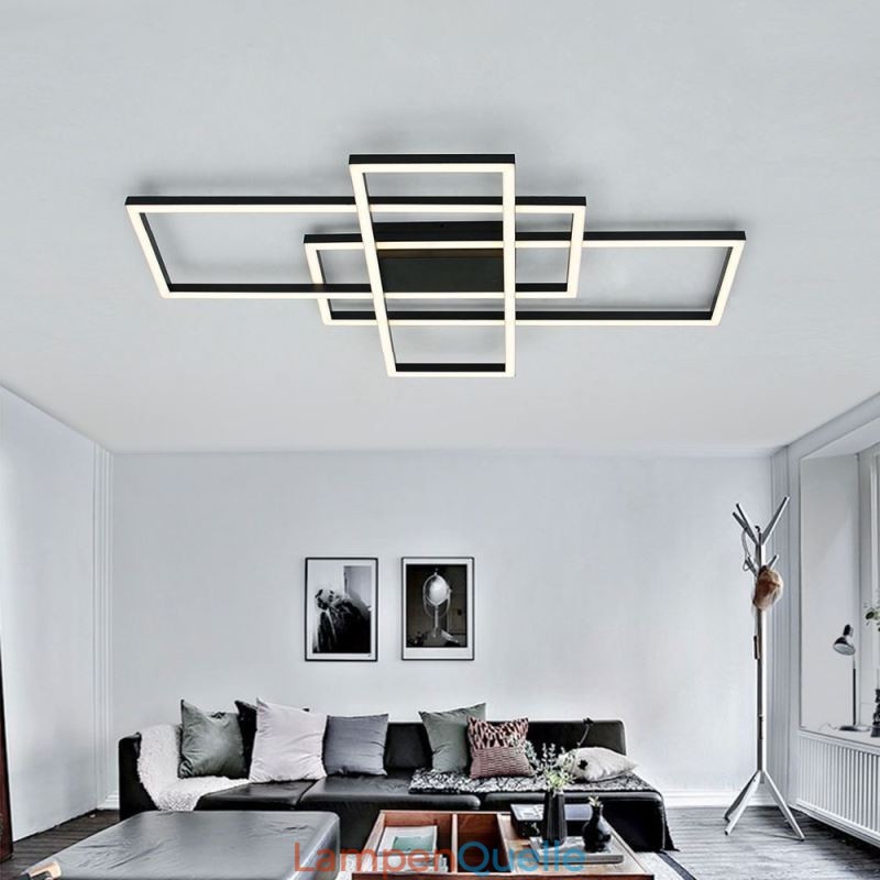 Moderne Deckenleuchte Geometrische Quadratische Deckenlampe