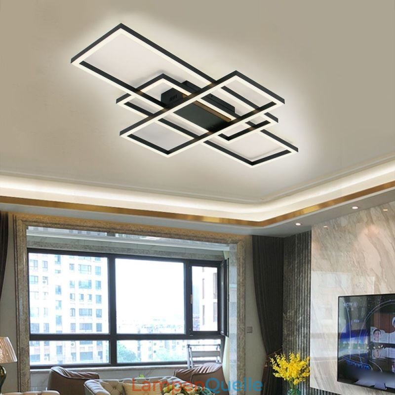 Moderne Deckenleuchte Geometrische Quadratische Deckenlampe