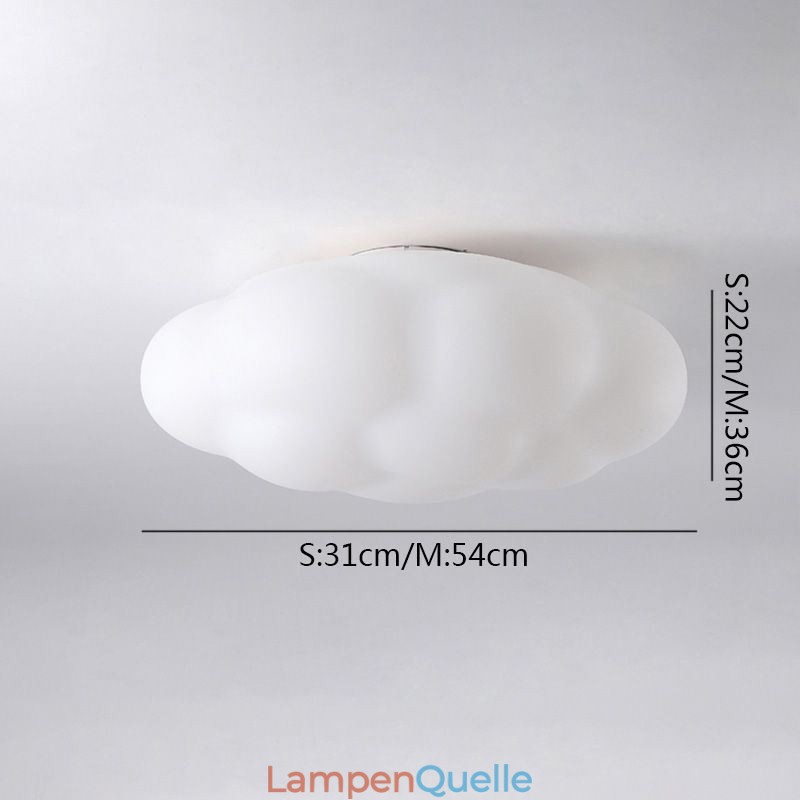 Nordische Deckenleuchte Wolkenform Deckenlampe