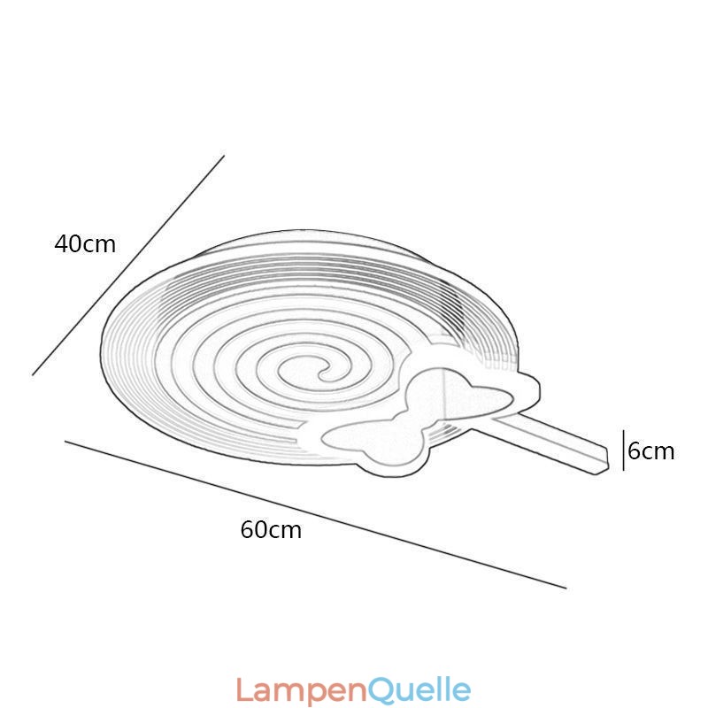 Moderne Deckenlampe Lollipop Deckenleuchte Kinder