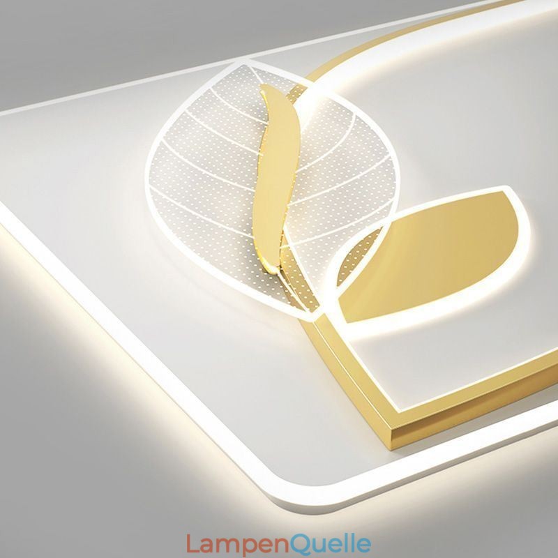 Luxus Deckenleuchte Kreative Blatt Design Deckenleuchte