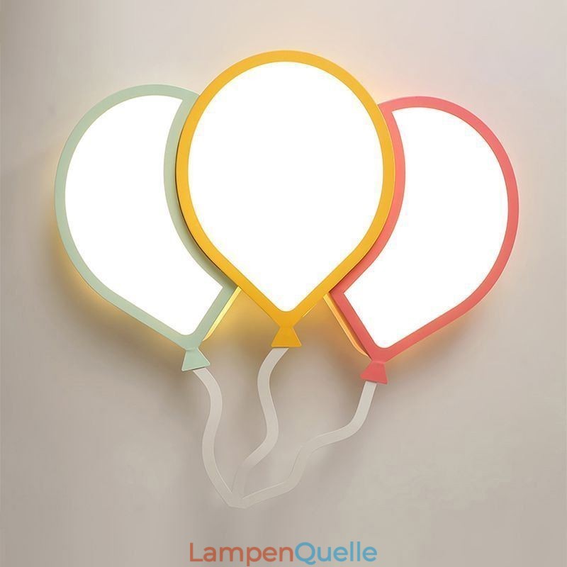 Moderne Deckenleuchte mit bündiger Montage, schöne Deckenlampe mit Ballonschirm