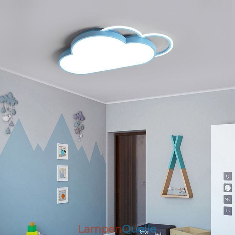 Moderne Deckenleuchte in Wolkenform