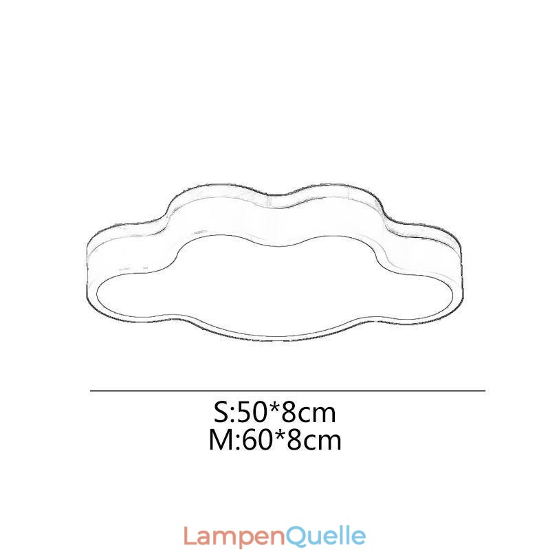 Flush Mount Moderne Kreative Acryl Wolke Form Decke Licht Kinder