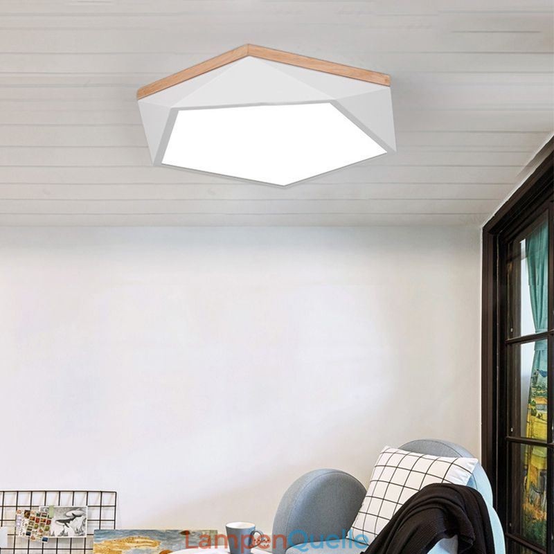 Moderne Deckenleuchte Diamantform Design Dimmbare Unterputz-Deckenleuchten