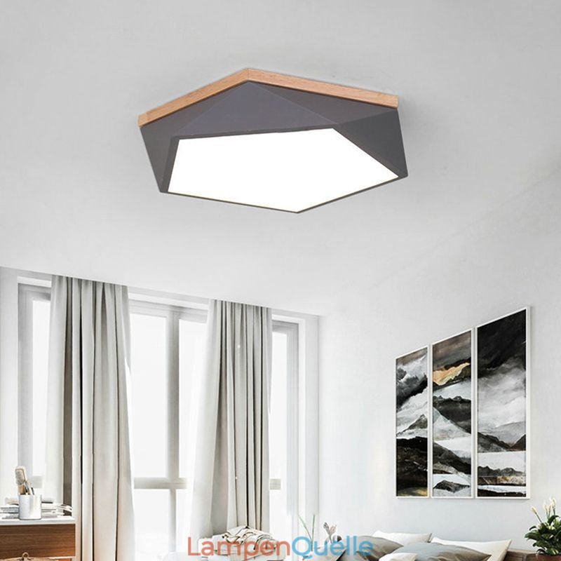 Moderne Deckenleuchte Diamantform Design Dimmbare Unterputz-Deckenleuchten