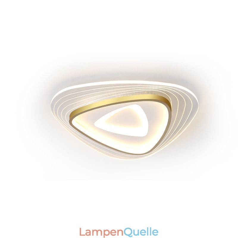 Deckenleuchte, bündige Montage, dreieckige Deckenlampe