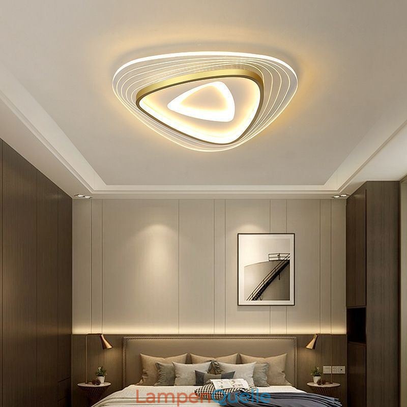 Deckenleuchte, bündige Montage, dreieckige Deckenlampe