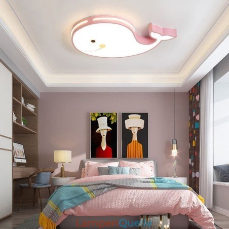Dolphin Gemusterte Dimmbare Deckenleuchte Kreative Deckenleuchte Kinder