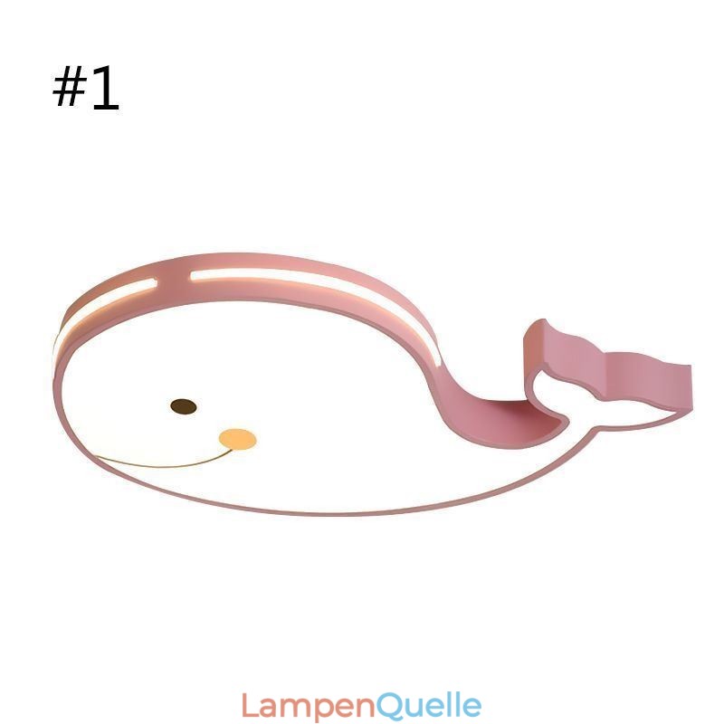 Dolphin Gemusterte Dimmbare Deckenleuchte Kreative Deckenleuchte Kinder