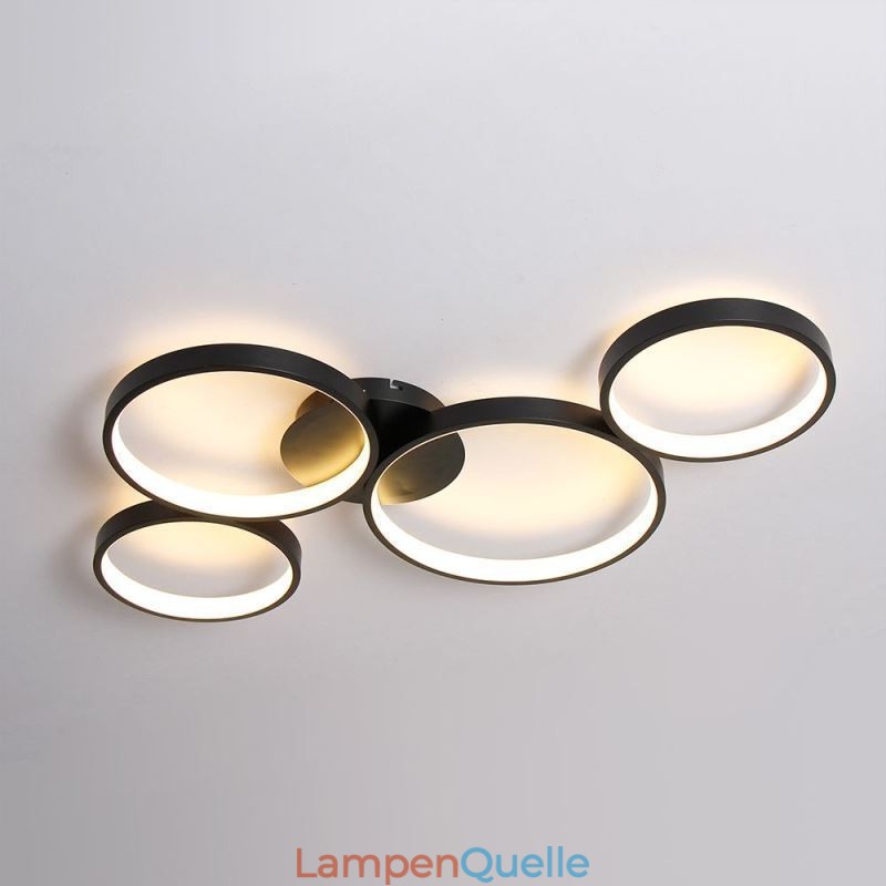 Deckenleuchte 7200LM 4 Ringe Leuchte