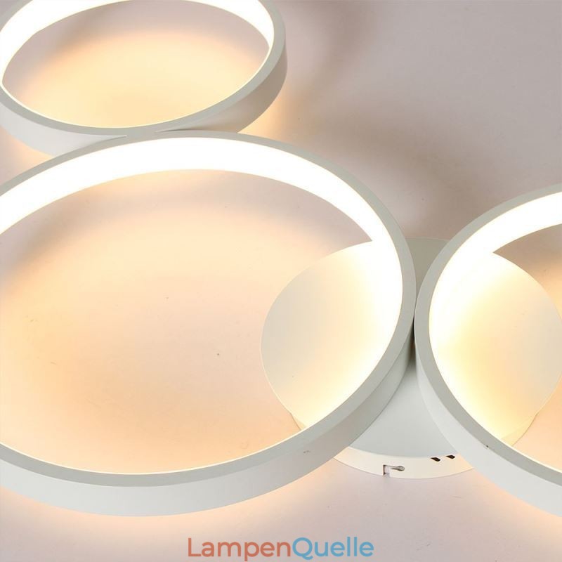 Deckenleuchte 7200LM 4 Ringe Leuchte
