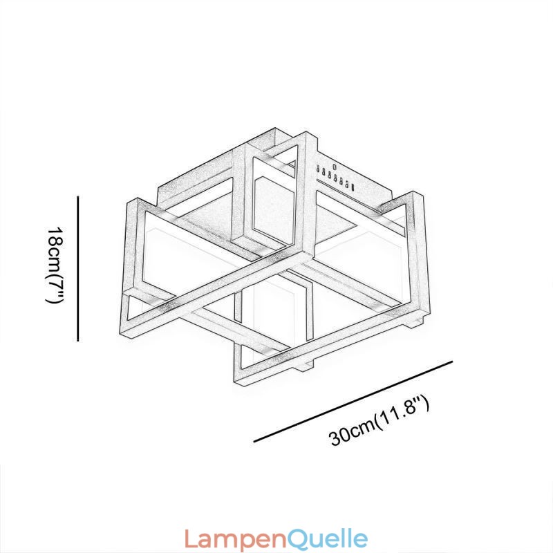 WiFi Smart Deckenleuchte Unterputz-Deckenlampe