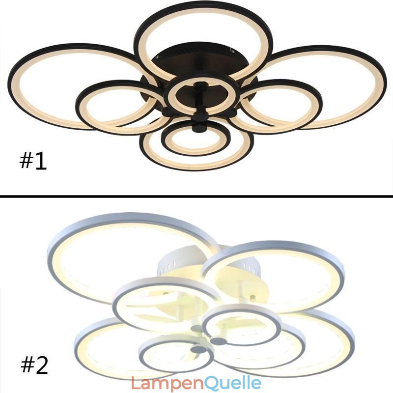 Dimmbare Deckenleuchte Moderne Ring Circle Unterputz-Deckenleuchte