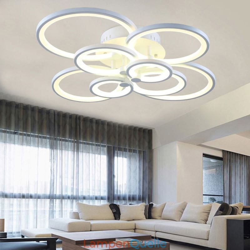 Dimmbare Deckenleuchte Moderne Ring Circle Unterputz-Deckenleuchte