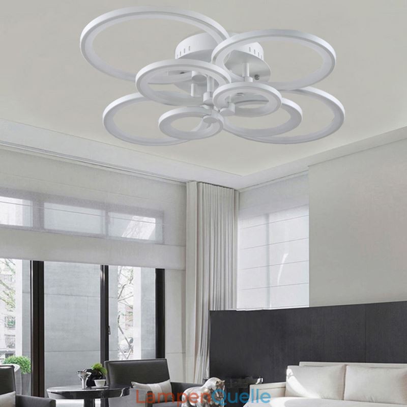 Dimmbare Deckenleuchte Moderne Ring Circle Unterputz-Deckenleuchte