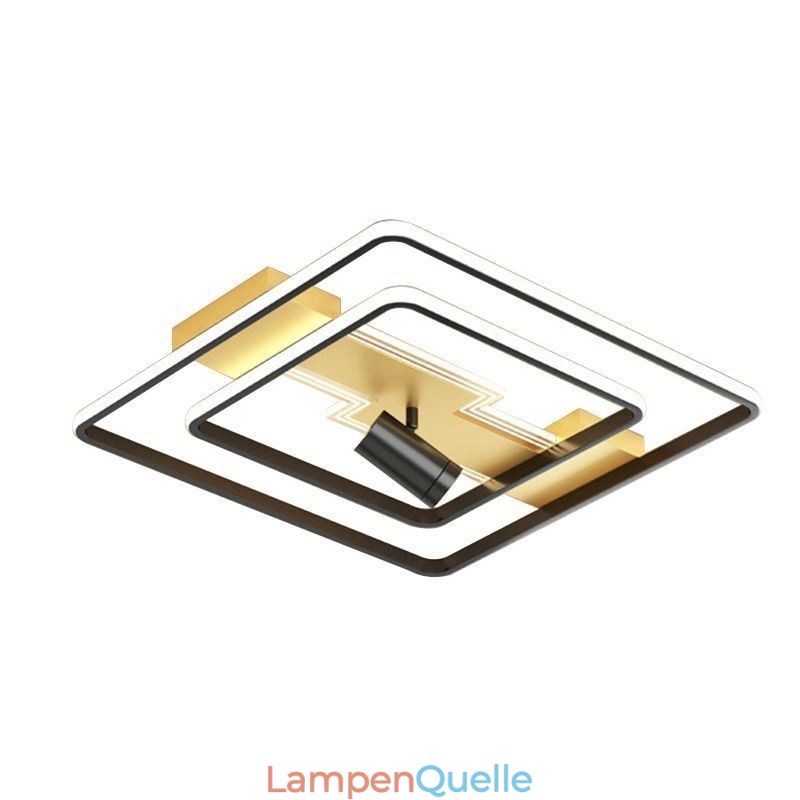 Geometrischer Deckenstrahler aus Acryl