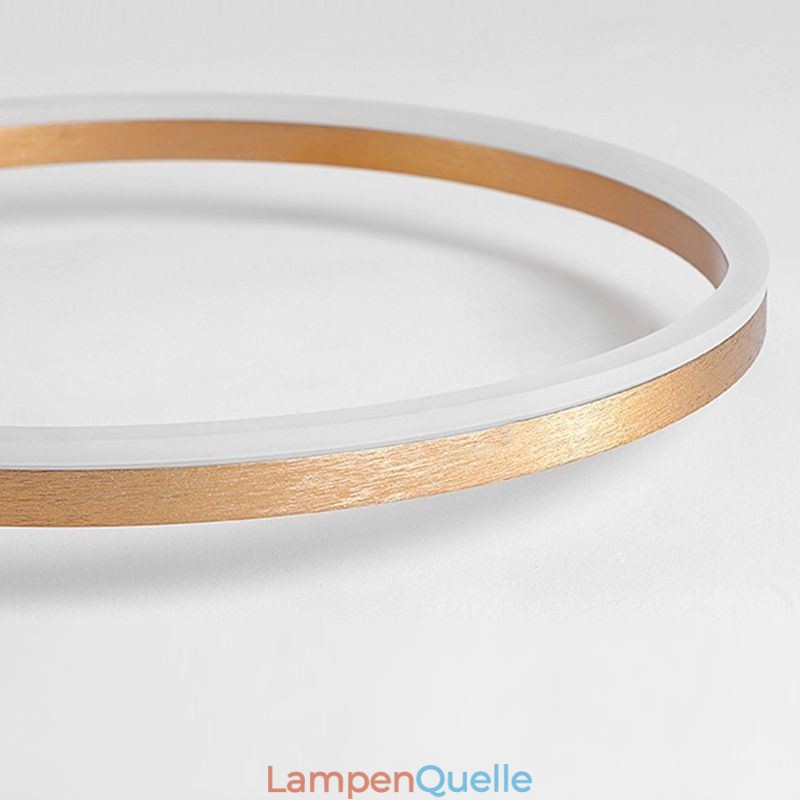 Deckenleuchte gebürstetes Gold Halo Ring Beleuchtung Strahler