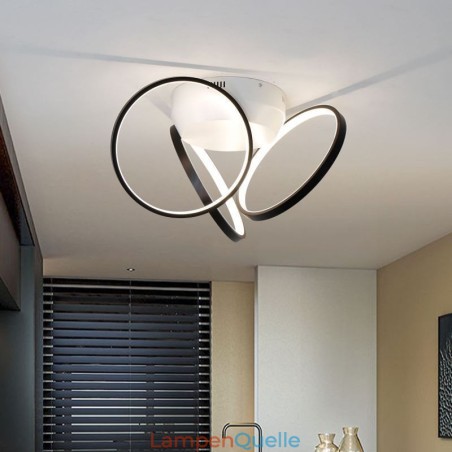 Deckenleuchte mit Acryl-Halo-Ring Deckenleuchte mit Acryl-Halo-Ring