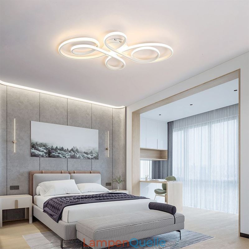 Moderne Deckenleuchte mit chinesischem Knoten