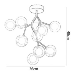 Deckenleuchte „Nordic Branches“