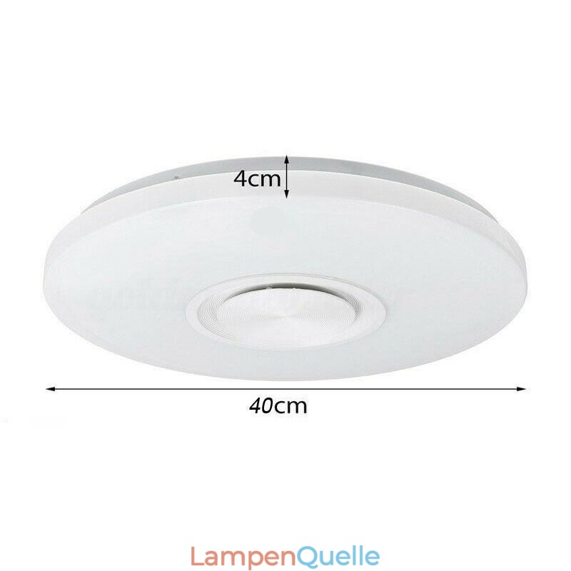 Unterputz-Dekorative Lampe Fernbedienung APP-Steuerung Bluetooth Musik Lautsprecher Lampe