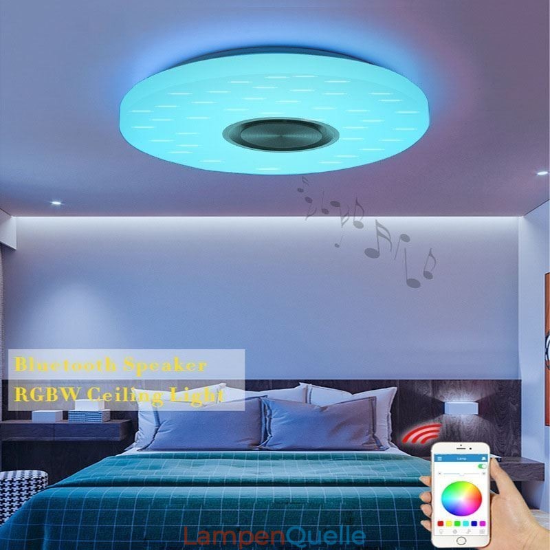 Unterputz-Dekorative Lampe Fernbedienung APP-Steuerung Bluetooth Musik Lautsprecher Lampe