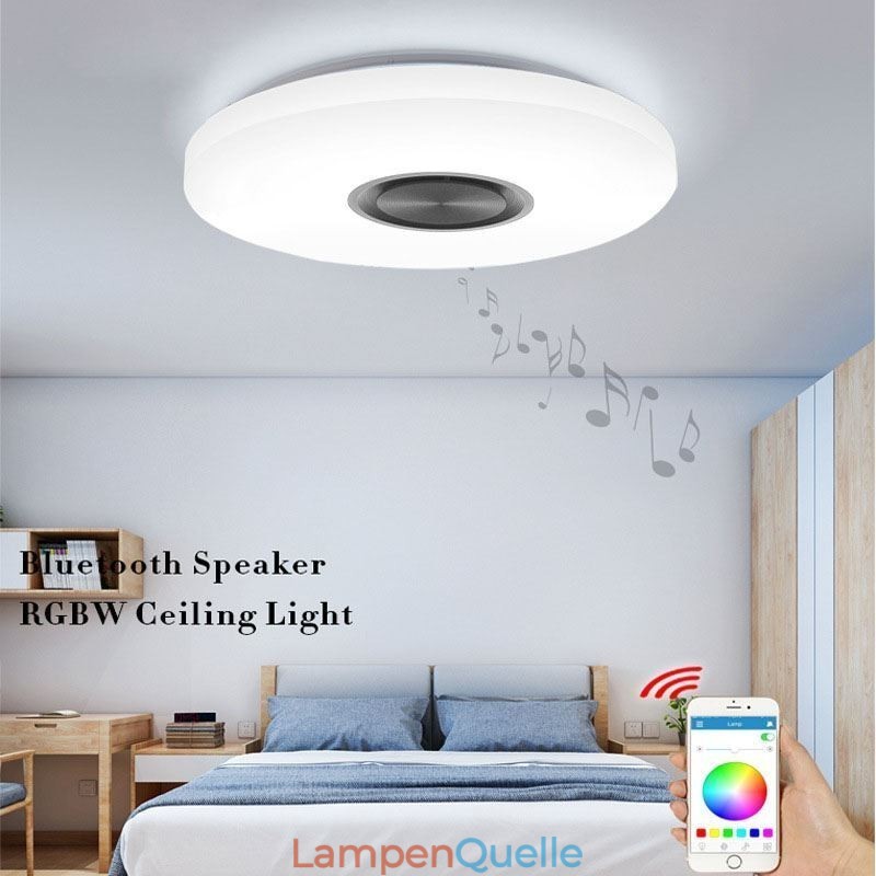 Unterputz-Dekorative Lampe Fernbedienung APP-Steuerung Bluetooth Musik Lautsprecher Lampe