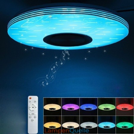 Unterputz-Deckenleuchte, dekorative Lampe, Fernbedienung, APP-Steuerung, Bluetooth-Musik-Lautsprecherlampe Unterputz-Deckenleuchte, dekorative Lampe, Fernbedienung, APP-Steuerung, Bluetooth-Musik-Lautsprecherlampe