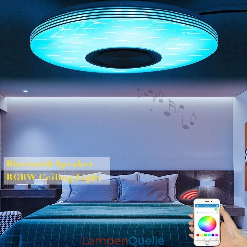 Unterputz-Deckenleuchte, dekorative Lampe, Fernbedienung, APP-Steuerung, Bluetooth-Musik-Lautsprecherlampe