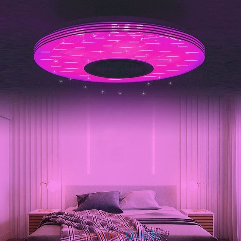 Unterputz-Deckenleuchte, dekorative Lampe, Fernbedienung, APP-Steuerung, Bluetooth-Musik-Lautsprecherlampe
