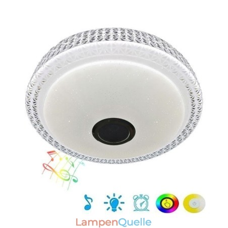 Deckenleuchte Dekorative Lampe Fernbedienung APP Steuerung Bluetooth Musik Lautsprecher Unterputz Deckenleuchte Dekorative Lampe Fernbedienung APP Steuerung Bluetooth Musik Lautsprecher Unterputz