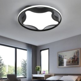 Star Deckenleuchte, flächenbündige Montage, moderne, schlichte Deckenleuchte
