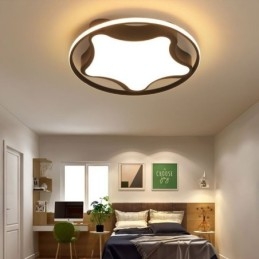 Star Deckenleuchte, flächenbündige Montage, moderne, schlichte Deckenleuchte