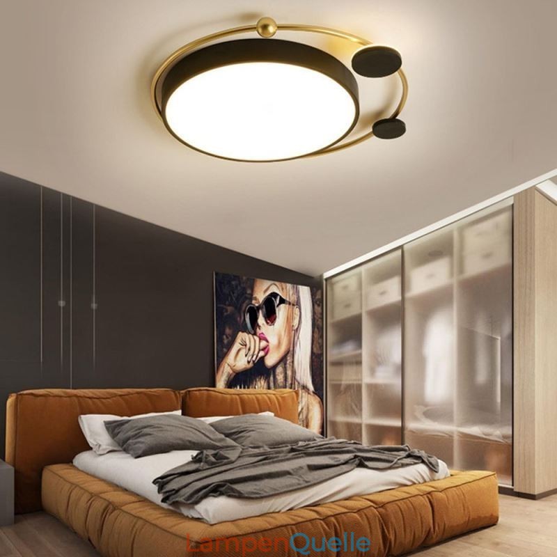 Moderne Deckenleuchte mit bündiger Montage, kreisförmige Deckenleuchte aus Acryl