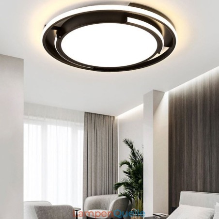 Moderne minimalistische Deckenleuchte mit bündiger Montage, kreisförmige Deckenleuchte Moderne minimalistische Deckenleuchte mit bündiger Montage, kreisförmige Deckenleuchte