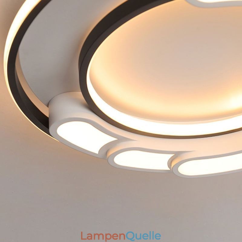 Kreisförmige Deckenleuchte aus Acryl