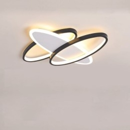 Moderne ovale Deckenleuchte aus Acryl