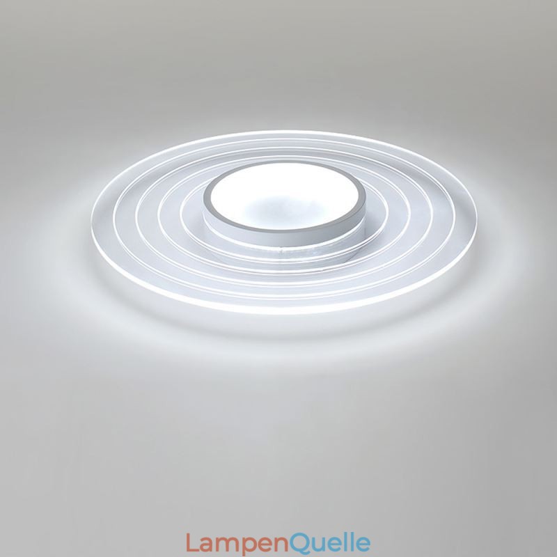 Moderne kreisförmige Deckenleuchte mit Unterputzmontage, minimalistische Leuchte