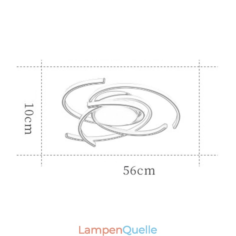 Moderne Acryl Unterputz Deckenleuchte Kreative Dekoration Beleuchtung