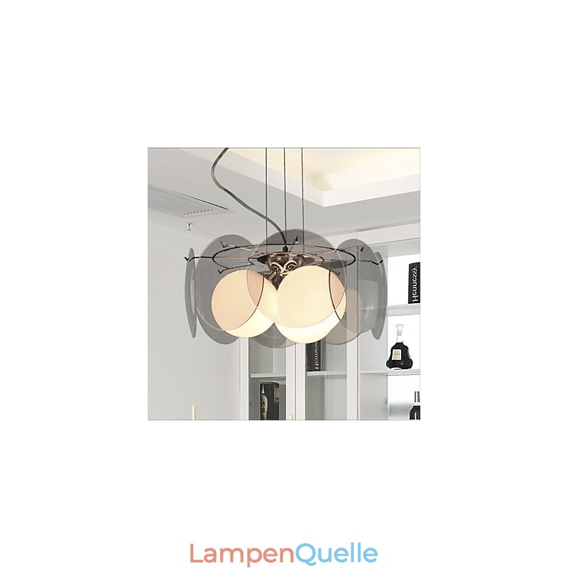 Angebote Mailand Einfache Mode Stil Kronleuchter Licht Rauch Grau Glas Kronleuchter