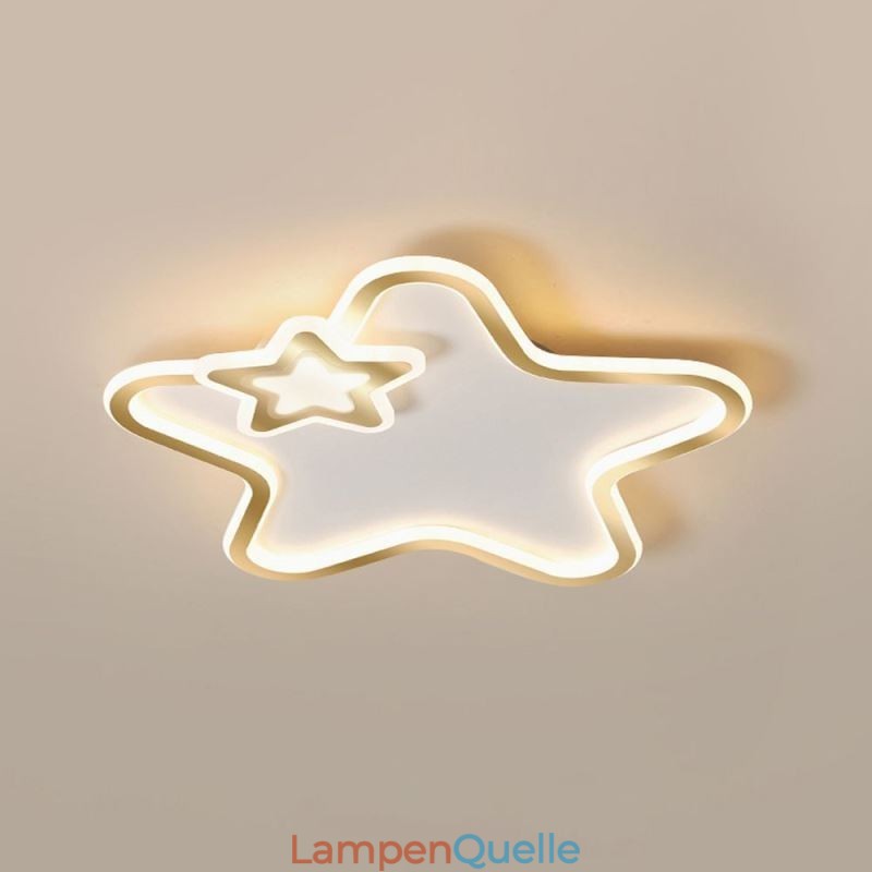 Creative Star Deckenleuchte mit goldenem Stern
