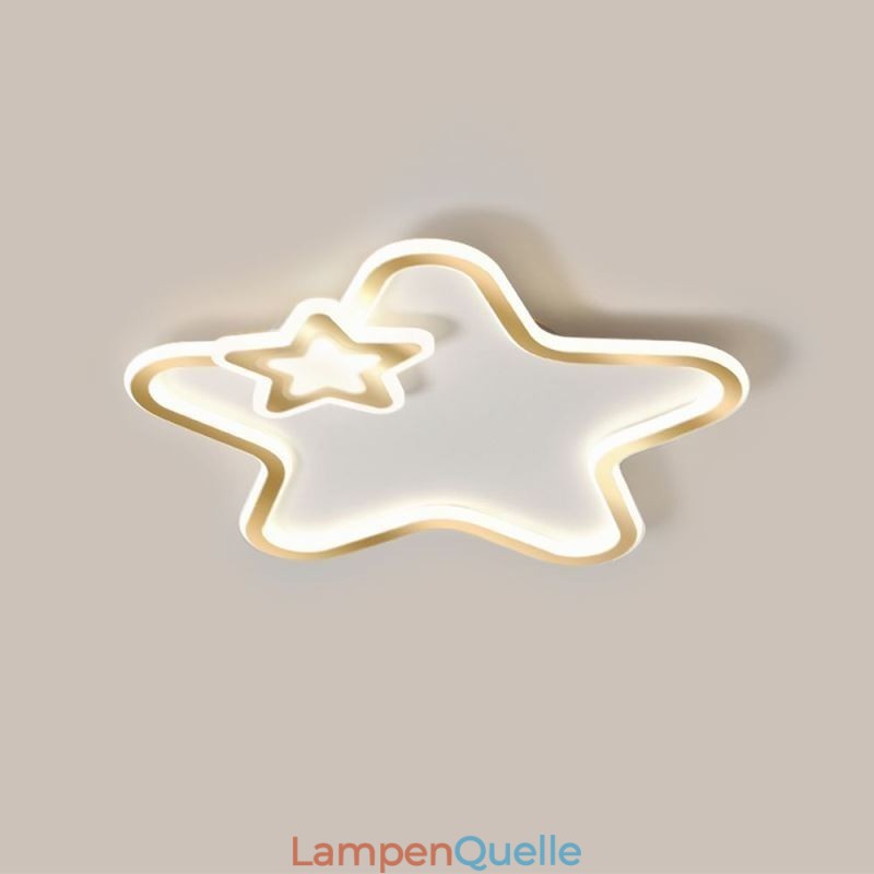 Creative Star Deckenleuchte mit goldenem Stern